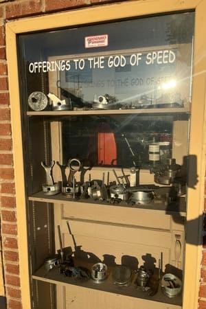 Offerings to the God of Speed